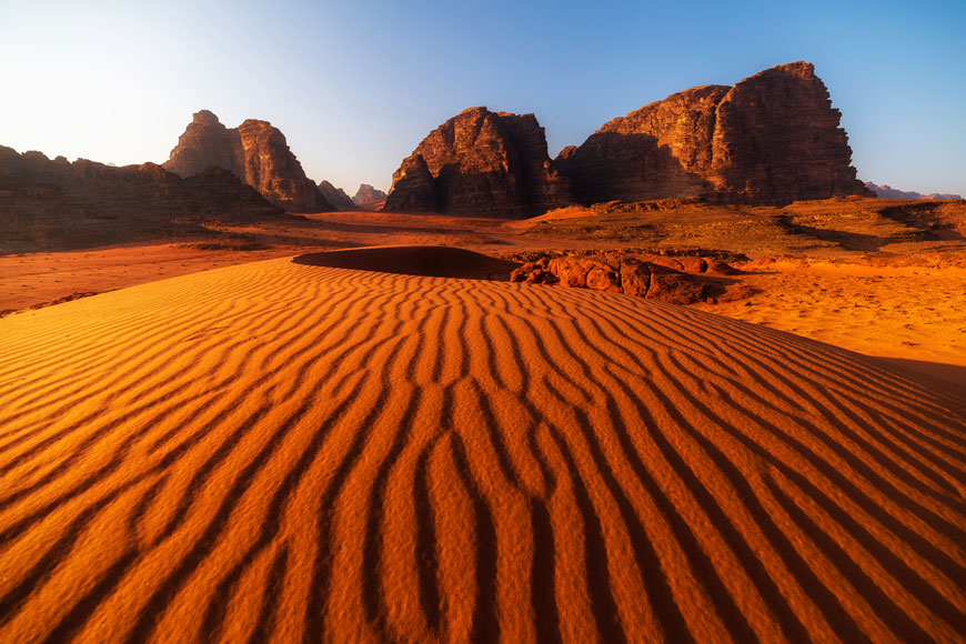 Desierto de Wadi Rum, Jordania