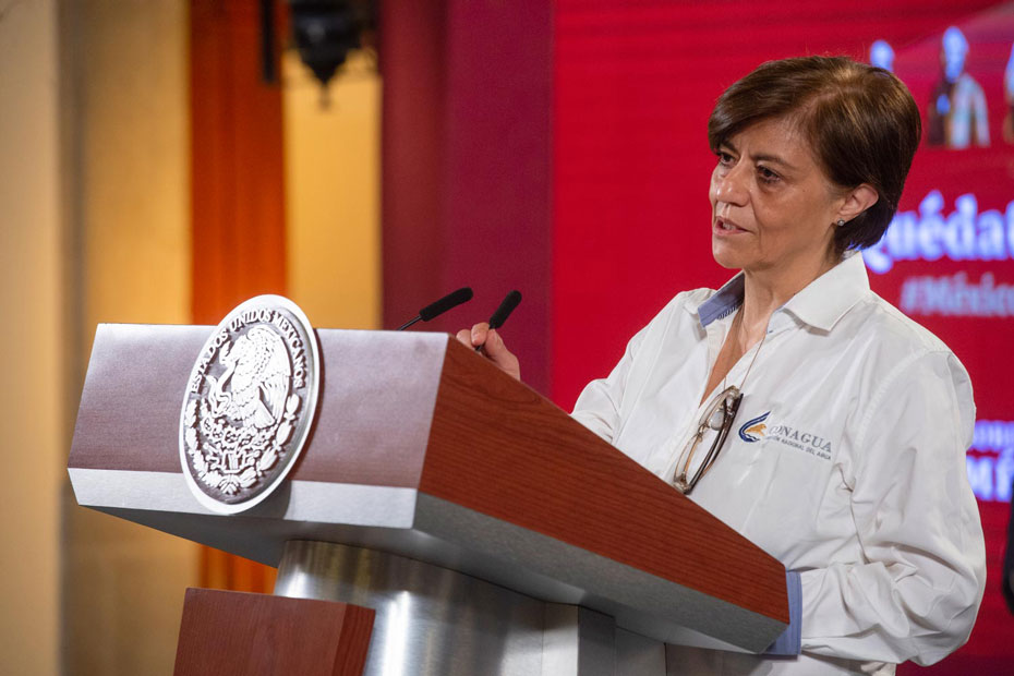 Blanca Jiménez directora general de CONAGUA. 