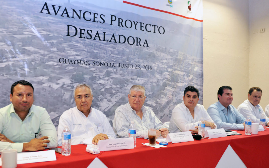 Para el desarrollo de la región Guaymas-Empalme: Presentan avances en proyecto de desaladora