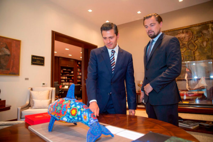 El actor Leonardo DiCaprio se reúne con Peña Nieto en Los Pinos