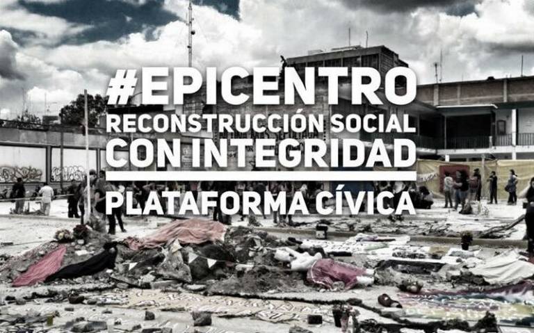 Con #Epicentro sociedad vigilará destino de donaciones para reconstrucción