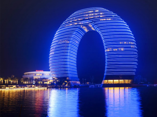 Innovación Arquitectónica: edificio Sheraton Huzhou Hot Spring Resort