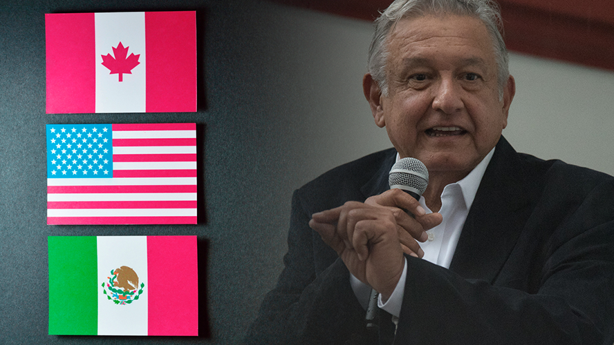 AMLO propone a Trump acordar ya el TLCAN