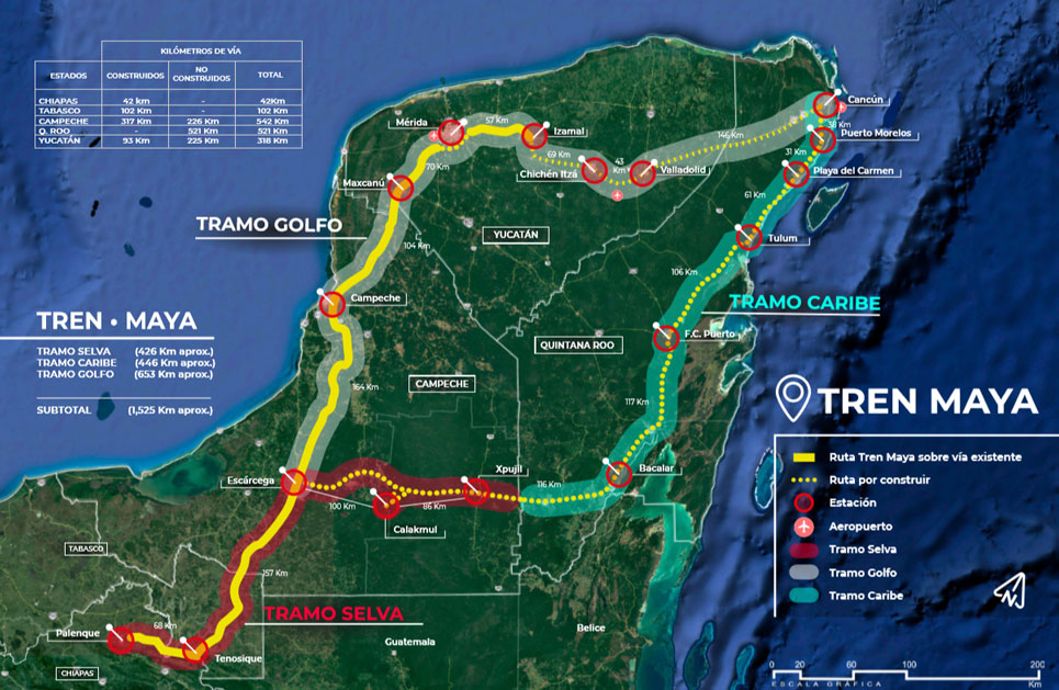 FINANCIARÁ LA IP 90% DEL PROYECTO DEL TREN MAYA