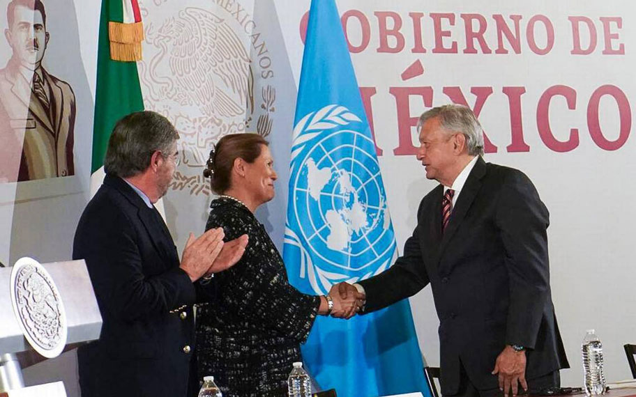 MÉXICO FIRMA ACUERDO CON LA ONU; VIGILARÁ CONTRATOS DE OBRA PÚBLICA