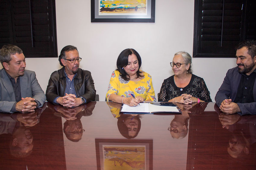 Ante la pronta apertura de la carrera de Antropología, la Unison  firma convenio con la Universidad Nacional de Misiones, Argentina