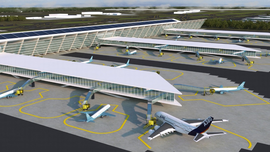 Inician los trabajos del aeropuerto en Santa Lucía