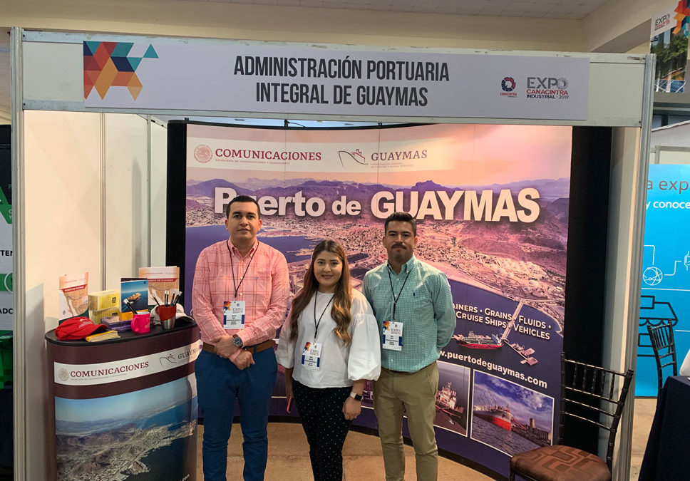 La Administración Portuaria Integral de Guaymas participa nuevamente en la ExpoCanacintra Hermosillo 2019