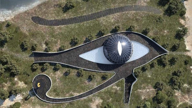 El ojo de Horus Eco-Casa en Isla Cleopatra, Turquía