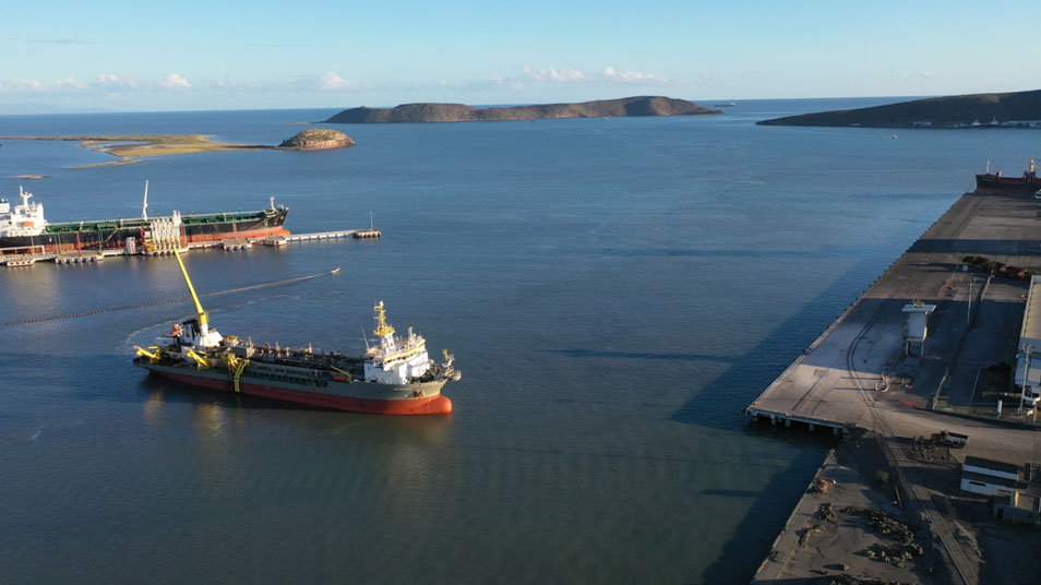 Works and actions of integral improvement and modernization were carried out in the Port of Guaymas