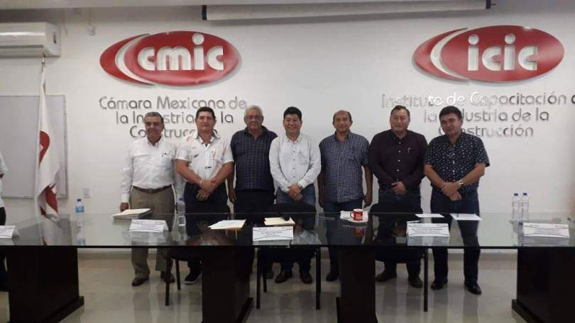 En elección muy cerrada Diego Cortes Arzola, es nuevo Presidente de la CMIC Quintana Roo