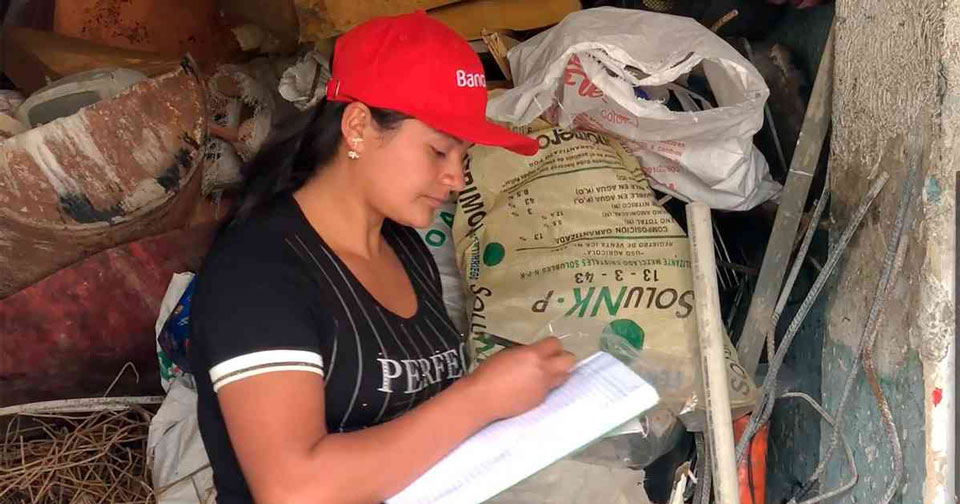 La joven recicladora que le apuesta a crear empresa y cuidar el medio ambiente
