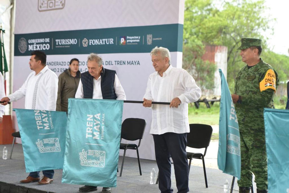 Escárcega-Calkiní. Inicio formal de las obras del “Tramo dos del Tren Maya”