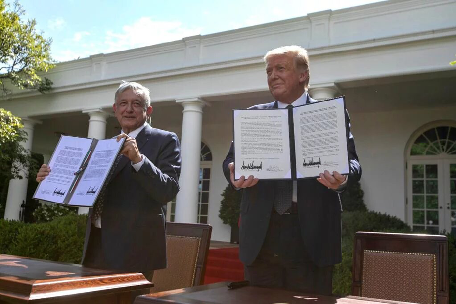 El Encuentro de Andrés Manuel Lopez Obrador y Donald Trump.