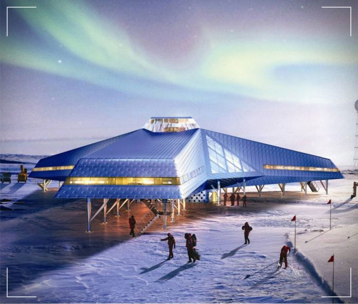 La arquitectura en la Antártida El continente más frío y despoblado del mundo