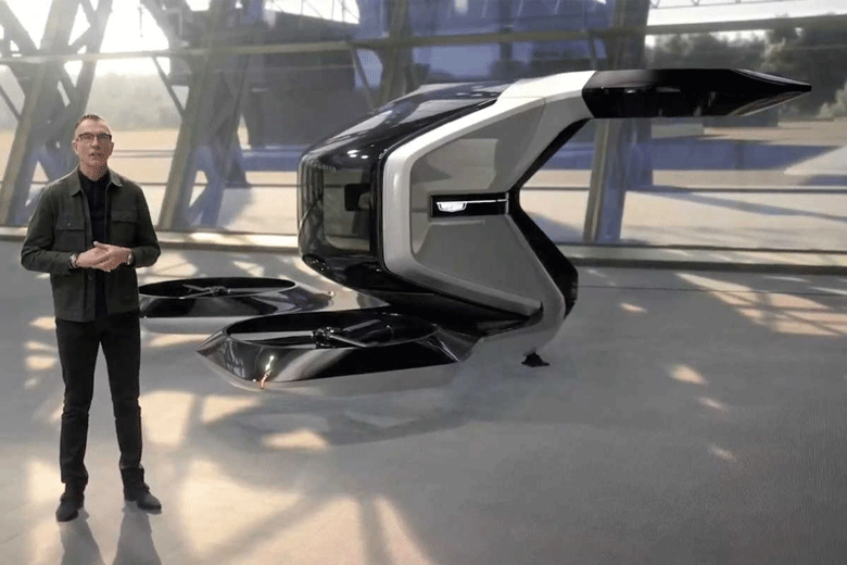 General Motors presentó un prototipo de taxi volador