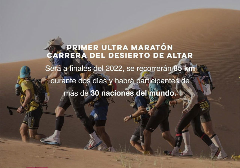 Primer Ultra Maratón Carrera del desierto de Altar