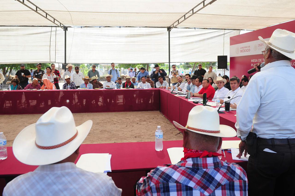 El Pueblo Mayo. Se le apunta en planes de justicia para los pueblos originarios y sin regateos de los compromisos con el Pueblo Mayo: Alfonso Durazo.