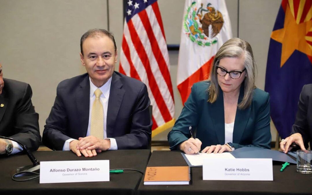 Alfonso Durazo y Katie Hobbs Acuerdan gobernadores de Sonora y Arizona fortalecer promoción turística conjunta