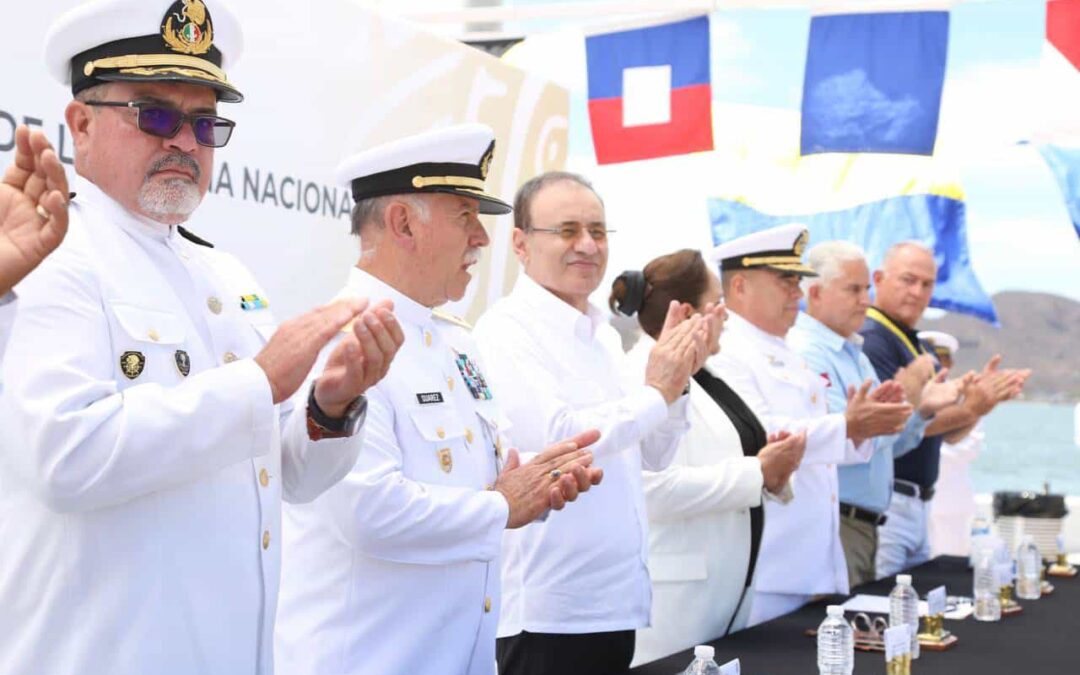 Lo que se expresó en la conmemoración del Día de la Marina, el primero de junio en la ciudad y Puerto de Guaymas, Sonora.