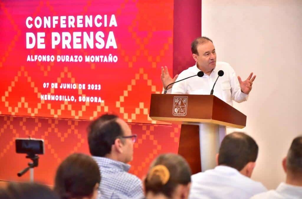 Alfonso Durazo Montaño, gobernador de Sonora, reconoce y  felicita a las y los comunicadores, hoy 7 de junio en el “Día de la Libertad de Expresión”