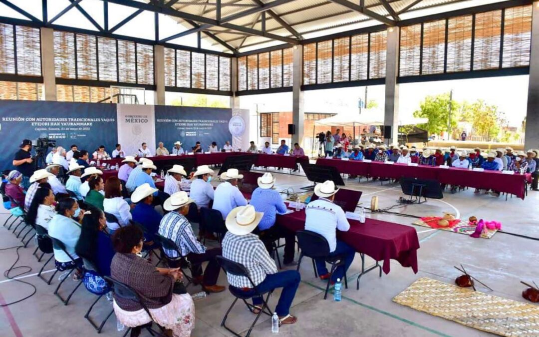 Avanza las obras y Programas Plan de Justicia del Pueblo Yaqui en el estado de Sonora.