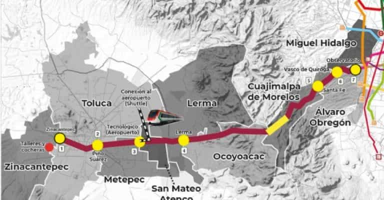 El tren El Insurgente, de Toluca a la Ciudad de México.