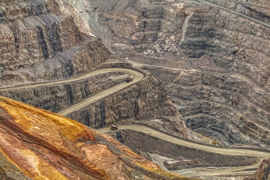 large scale mining construction infrastructure