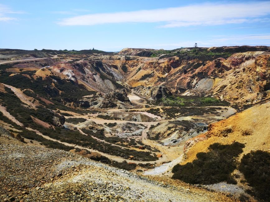 Mexican mining landscape copper