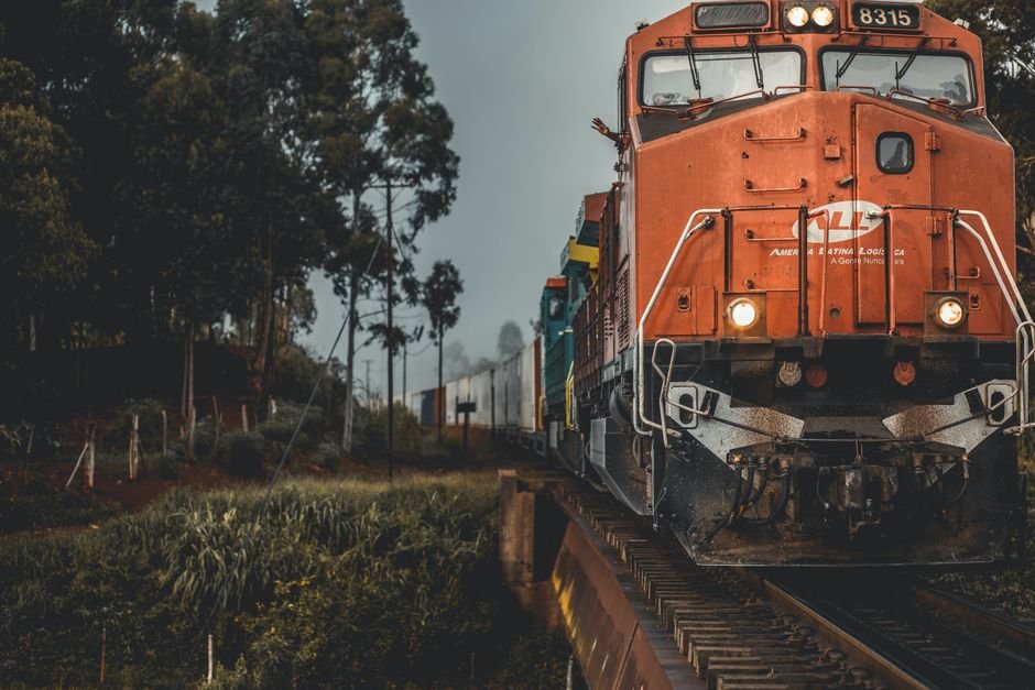 freight train crossing the us mexico border infrastructure industrial logistics