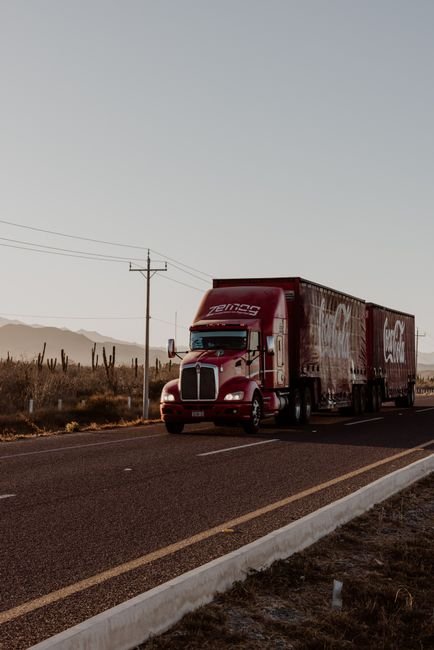 Modern industrial park and logistics highway connecting Arizona and Sonora border
