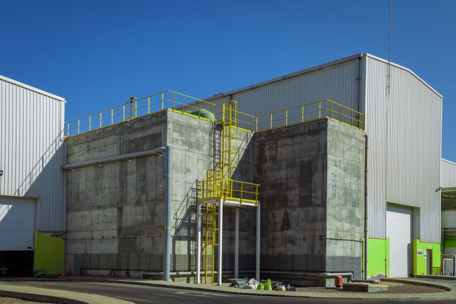 modern industrial park warehouse construction site in Mexico