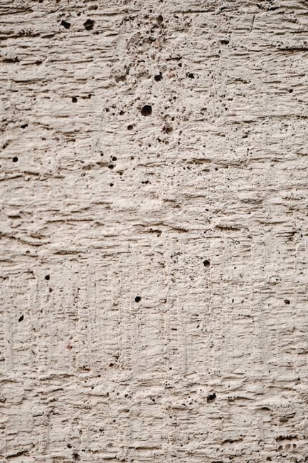 close up of porous ecological concrete pavement showing water permeability
