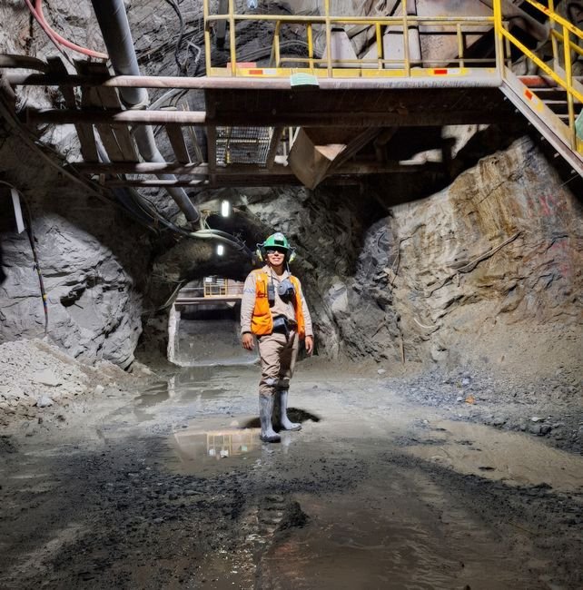 underground mining rock mechanics geotechnical engineer measuring tunnel stability
