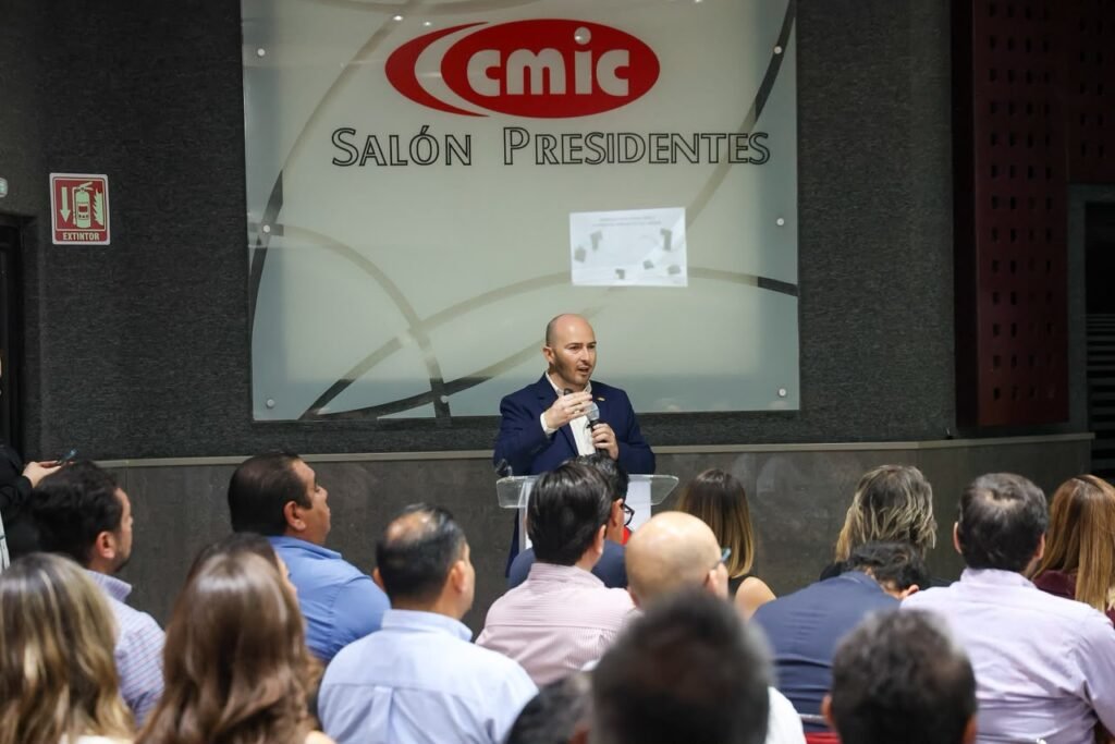 Mensaje en el Salón Presidentes de CMIC Sonora durante el lanzamiento de Alianza BIM Sonora