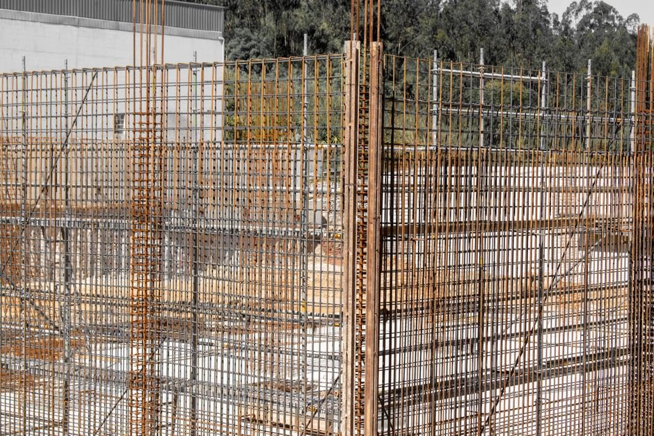metal formwork construction site installation